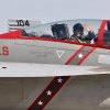 VFA-22 Commanding Officer John Stigl waves to family upon his return from cruise.